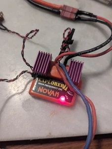 Vintage Novak Explorer II Brushed ESC With Brakelight Add-on | TESTED WORKING - Picture 1 of 9