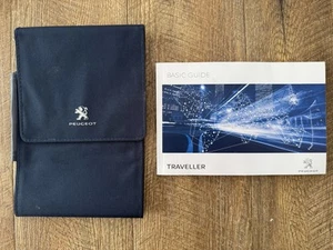 PEUGEOT TRAVELLER 2016-2022 OWNERS PACK HANDBOOK / MANUAL + WALLET. SAME DAY DEL - Picture 1 of 4