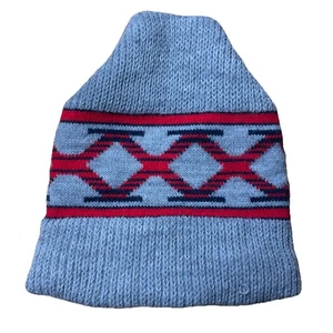 Retro Medium Thickness Machine Knit Winter Beanie Cap Rounded Top “XXX” Design - Picture 1 of 4