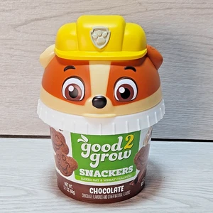 Good2Grow Snackers Paw Patrol RUBBLE Top Kids EMPTY 2.1oz Snack Cup Collectible - Picture 1 of 2