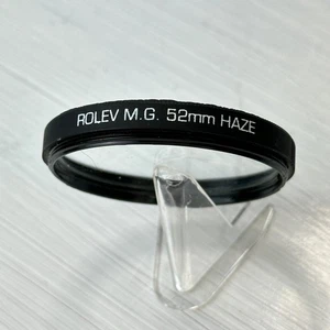 Rolev M.G. 52mm Haze Filter Japan EUC Screw Mount Vintage - Picture 1 of 4