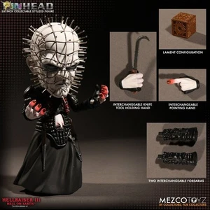 Figura estilizada coleccionable de seis pulgadas con cabeza de alfiler MEZCO Toyz Hellraiser nueva en stock - Imagen 1 de 8