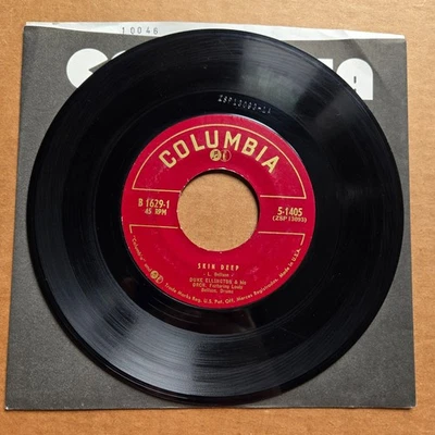 DUKE ELLINGTON Skin Deep/The Mooche JAZZ Columbia 45 7" Record Vinyl Records Foto 1 de 2