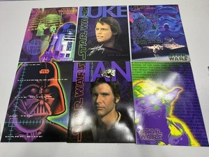Lote 1 De 6 Carpetas Escuela Star Wars 1996 De Colección Sin Perforar Cuaderno Aula - Imagen 1 de 3