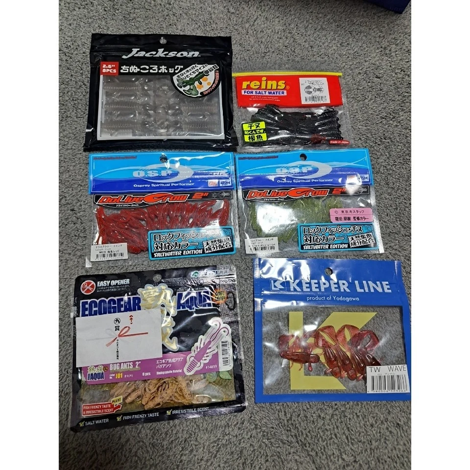 Juego de señuelos para gusanos de barbilla Foto 1 de 1