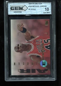 Maglia Michael Jordan 1994-95 Skybox Emotion #100 45 Chicago Bulls GIOCO PERFETTO COME NUOVA 10 - Foto 1 di 2