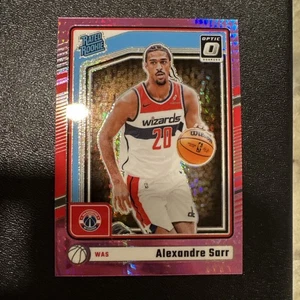 Alexandre Sarr 2024-25 Panini Donruss Optic #276 Pink Hyper Prizm Rated Rookie  - Picture 1 of 2