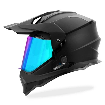 NEW Dual Sport Motocross Bluetooth Helmet ATV GDM BEAST SIZE MEDIUM Iridium Lens - Image 1 of 4