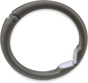 Clipa Bag Hanger - The Ring That Opens Into a Hook, Closes Matte Hematite  - Picture 1 of 9