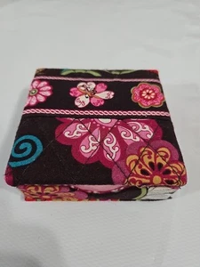 Vera Bradley Cotton Quilted Mod Floral Pink Post-It Note Trinket Box - Picture 1 of 6