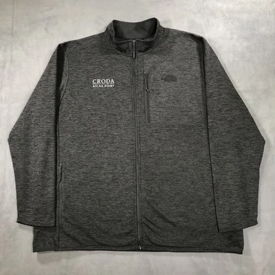 Chaqueta Suéter Para Hombre The North Face 3XL XXXL Gris Cremallera Completa Vellón Exterior * Foto 1 de 4