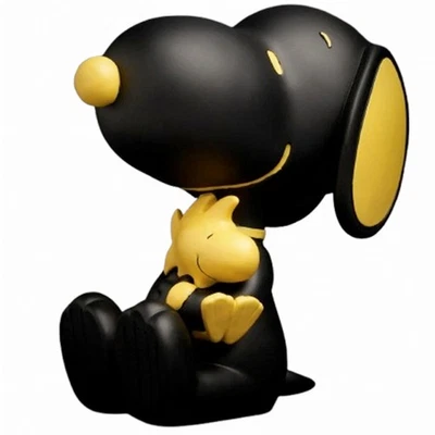 Sammelfigur Blogo Peanuts Snoopy und Woodstock Schwarz (12cm) - Bild 1 von 2