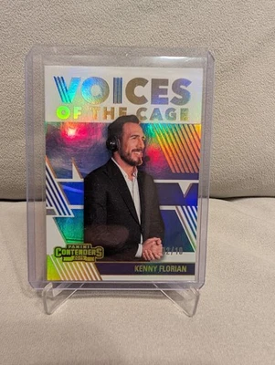2025 Panini Contenders PFL Debut Kenny Florian Voices of the Cage GOLD /10 - Image 1 of 3