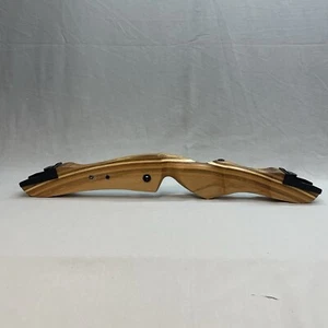 Beautiful Mybo Recurve Riser VGC Natural Wood Right Handed 23" - Picture 1 of 11