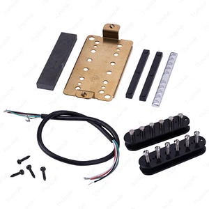 Electric Guitar Humbucker Double Coil Pickup DIY Kit Neck / Bridge 50mm 52mm - Picture 1 of 27
