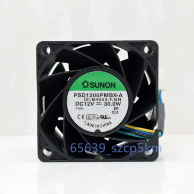 SUNON PSD1206PMBX-A DC12V 30.0W 6038 4PIN SERVER CASE COOLING FAN - Image 1 of 4