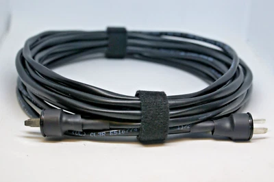Cable de interconexión Polk Audio serie SDA con 2 pines planos 20 pies negro 16ga AWG NUEVO Foto 1 de 4