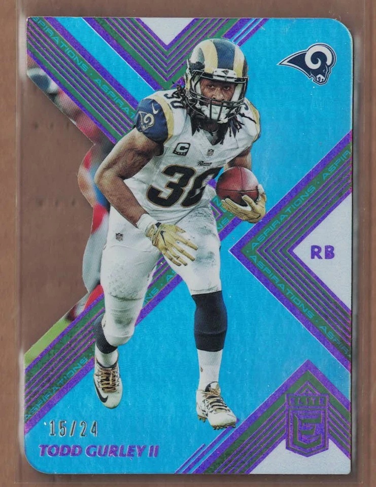 2017 ELITE ASPIRATIONS DIE CUT #56 TODD GURLEY II #15/24 - Image 1 of 1
