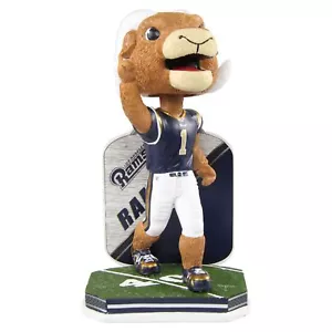 Los Angeles Rams Rampage Mascot Name and Number Bobblehead NFL - Picture 1 of 1