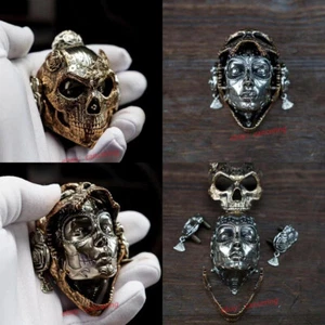 Iron Fist Craft EDC Mechanical Mask "Rose" Stress Relief 8cm Metal Toy Model - Picture 1 of 7