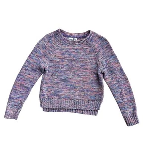Gap Kids Girls Knitted Multicolored Crew Neck Long Sleeves Sweater XL (12) - Picture 1 of 6