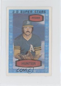 1975 Kellogg's 3-D Super Stars Catfish Hunter Jim (New York Yankees) #44.2 HOF