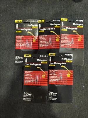 Philips Halogen 20W 12V G4 Capsule Desk Lamp Light Bulb 5 Pack - Image 1 of 4