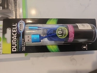 Duracell USB 10’ Sync & Charge Cable - Image 1 of 4