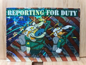 Ren & Stimpy🏆1993 Topps #36 Prismatic  Trading Card 🏆 FREE POST - Bild 1 von 1