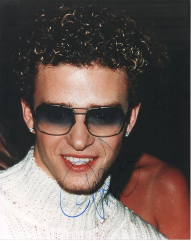 JUSTIN TIMBERLAKE - Signed 10x8 Photograph - MUSIC - SINGER Cover