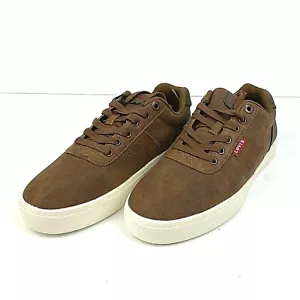 Levi's Herren Freizeit Turnschuhe Miles WX Perf X Größe US 7,5 M Hellbraun Braun Schuhe NEU - Bild 1 von 9