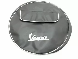 Vespa 10 " de Rechange Roue Noir Housse Avec Avant Poche - Picture 1 of 7