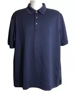 Men's Polo Shirt Ben Hogan Golf Performance Short Sleeve Navy Blue Size XL - Picture 1 of 9