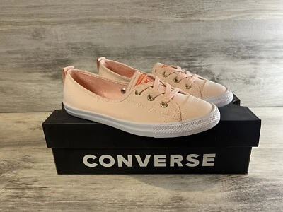 Converse Damengröße 5,5 CTAS Ballerinas Spitze Slip gewaschen koralle/rasenorange - Bild 1 von 4