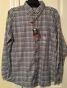 VAN HEUSEN Men's Flex Shirt Long Sleeve Button Front Shirt SIZE - M   NWT - Picture 1 of 3