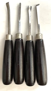 LOEW CORNELL LC-110 Wood Carving Set of 4 Chisel Gouge 6" HOBBY TOOLS - Picture 1 of 10