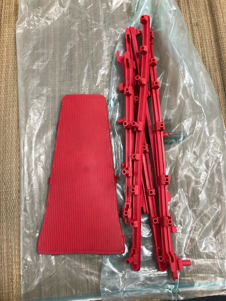 Vespa PK 50 125 Bodenmatte Rot Neu Rarität Original - Bild 1 von 1