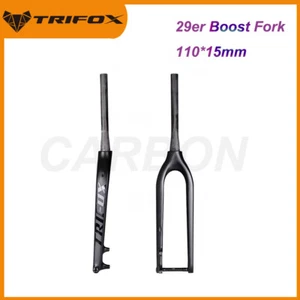 Horquilla de carbono para MTB TRIFOX 29er 110*15 mm Boost 29" freno de disco cónico horquilla de bicicleta - Imagen 1 de 11