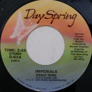 IMPERIALS Eagle Song / All My Life D614 7" 45rpm Vinyl VG++ 1979 - Picture 1 of 2