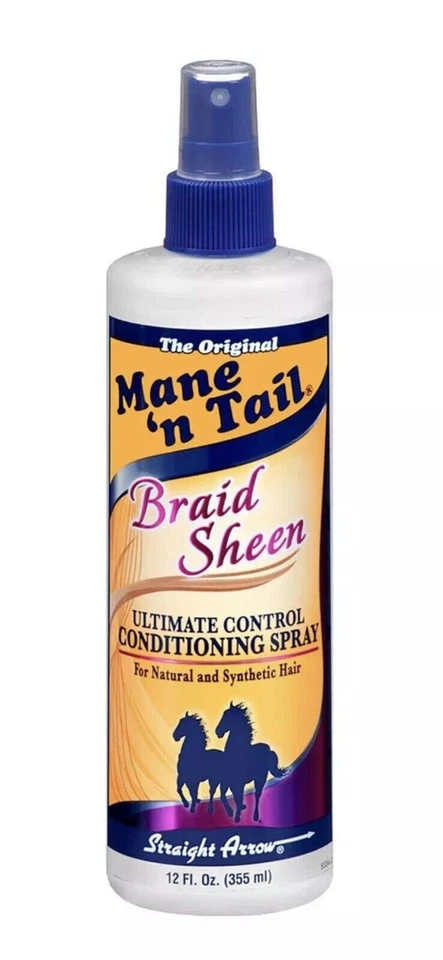 MANE' N TAIL-ULTIMATE CONTROL CONDITIONING-BRAID SHEEN SPRAY-355ML-FAST UK POST! - Image 1 of 1