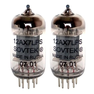 New Matched Pair Sovtek 12AX7LPS / ECC83 / 12AX7 Vacuum Tube FREE SHIP - Picture 1 of 1