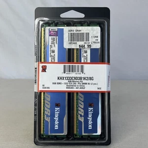 HyperX Blu 8GB KIT DE MEMORIA DDR3-1333 CL9 240 DIMM KHX1333C9D3B1K2-NUEVO - Imagen 1 de 4