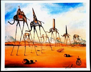 Salvador Dali - 50x40cm - Limitierte Auflage Nr. 58/1000 - Bild 1 von 2