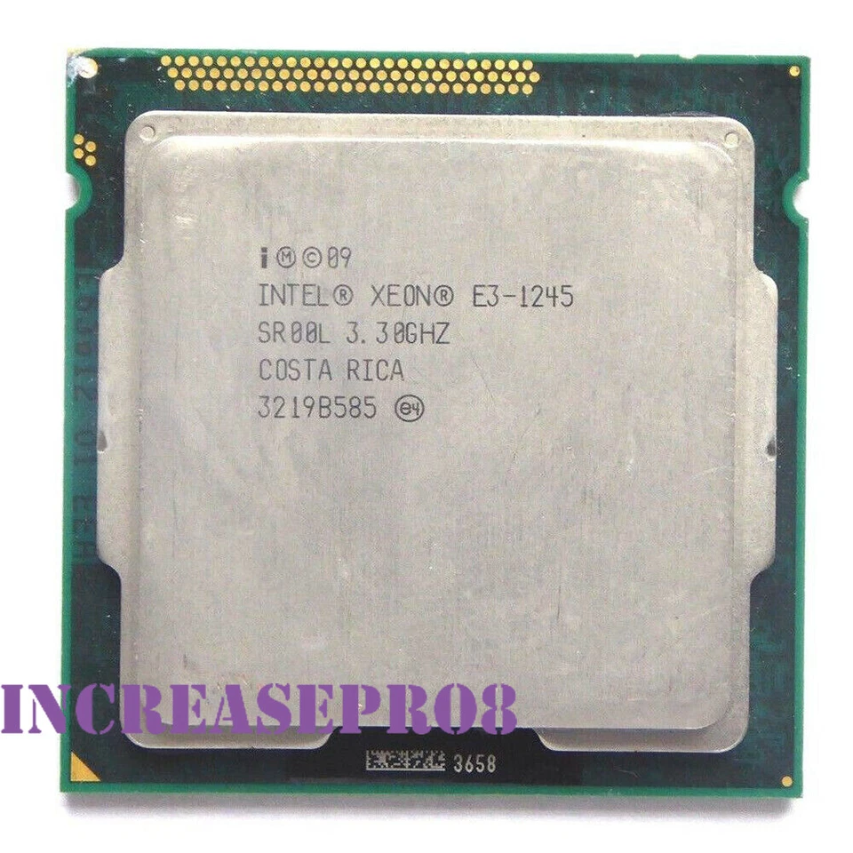 Intel Xeon E3-1225 E3-1235 E3-1245 E3-1275 LGA1155 CPU Processor - Image 1 of 1