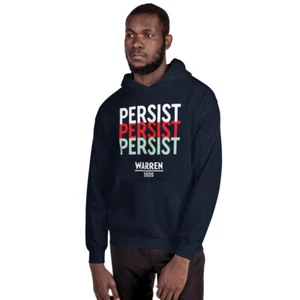 Elizabeth Warren Persist 2020 Shirt Unisex Hoodie - Picture 1 of 9