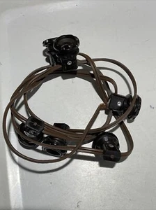 6 LIGHT ~E12 CANDELABRA HARNESS STRING SET  WITH BAKELITE RINGS - Picture 1 of 6