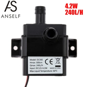 240L/H 4.2W Micro Brushless Water Oil Pump Submersible Fountain Aquarium- - Picture 1 of 10