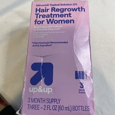 Tratamiento de regeneración del cabello para mujeres (3) botellas de 2 fl oz 3 meses caja abierta Foto 1 de 4