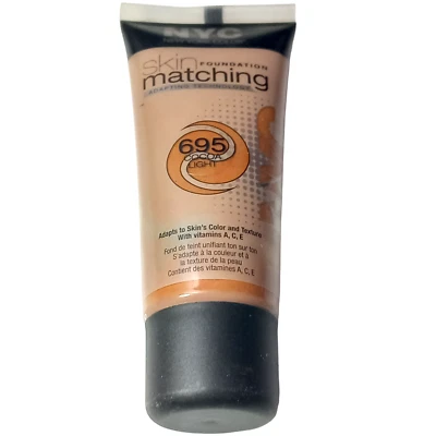 NYC Skin Matching Foundation 695 Cocoa Light Adapting Technology - Image 1 of 4