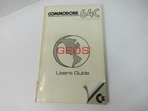 De colección 1986 GEOS Commodore 64c libro manual ordenador guía del usuario - Imagen 1 de 9